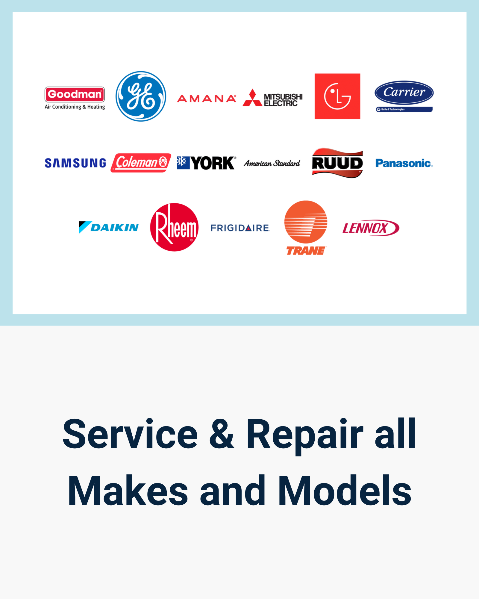 Service & Repair all Makes and Models